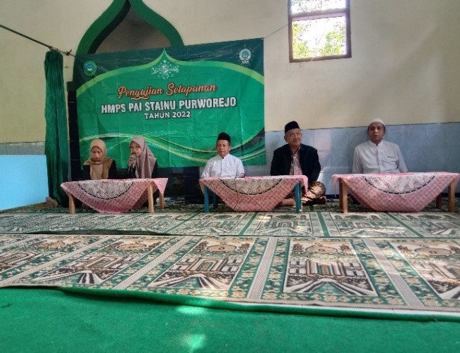 Seminar Keagamaan HPMS PAI di Desa Brenggong, Kec Purworejo, Kab Purworejo